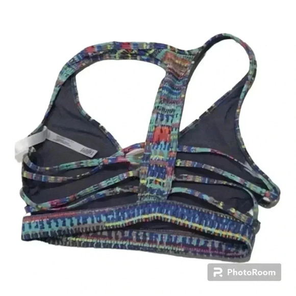 Victoria Secret sports bra. Stripe colourful - Picture 2 of 3